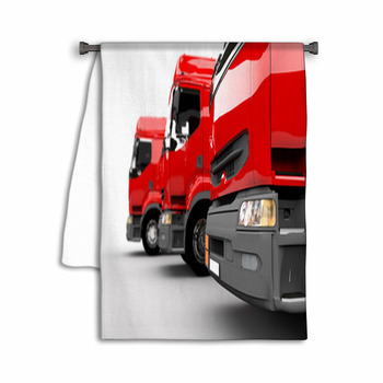 Red Trucks Towel