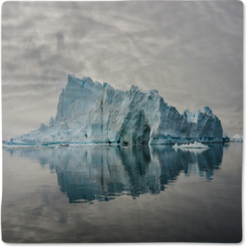 Reflection Of Icebergs In Disko Bay North Baby Blanket
