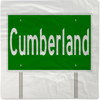 Rendering Of A Green Highway Sign For Baby Blanket