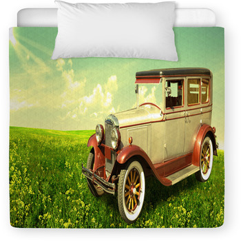 Retro Car Toddler Duvet