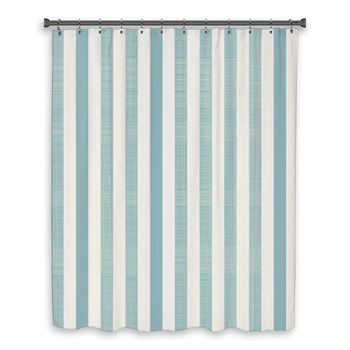 Retro Geometric Abstract Custom Size Shower Curtain