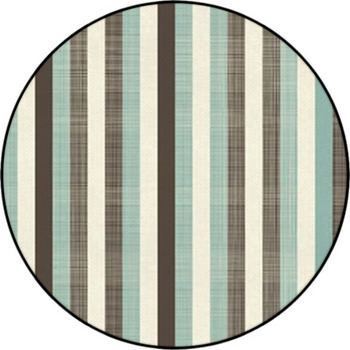 Retro Geometric Abstract Background With Round Rug