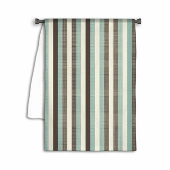 Retro Geometric Abstract Background With Fabric Towel