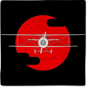 Retro Plane Vector Illustration Baby Blanket