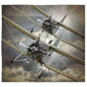 Retro Style Picture Of The Custom Size Floor Mat