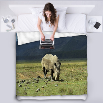 Rhino Fleece Blanket