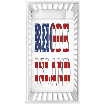 Rhode Island American National Flag  Baby Crib Comforter