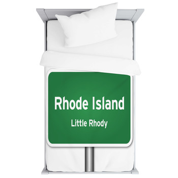 Rhode Island Sign Toddler Duvet