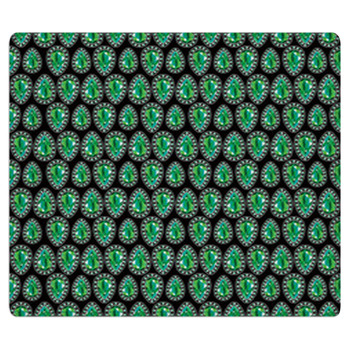 Rich Emeralds Pattern Area Rug