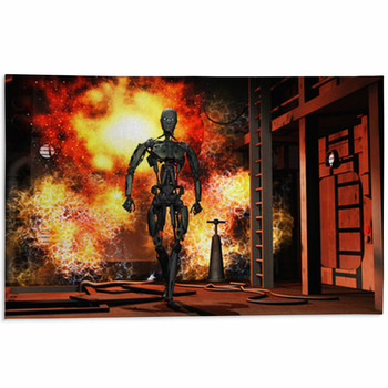 Robot Rugs & Custom Size Floor Mats