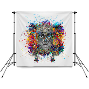 robot 1 Pole Pocket Backdrop