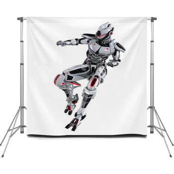 robot Custom Size Backdrop