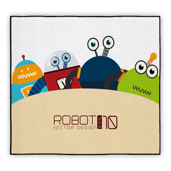 Robot Area Rugs & Custom Size Floor Mats