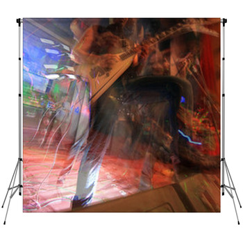 Rock And Roll Fleece Backdrop
