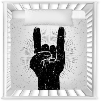 rock and roll baby bedding