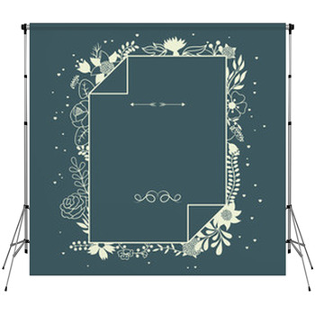 Romantic Background Of Various Flowers Fleece Backdrop
