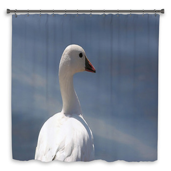 Details about   Bird Shower Curtain Geese Flying Over Lake Print for Bathroom 