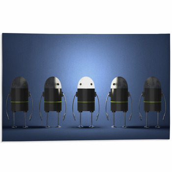 Robot Area Rugs & Custom Size Floor Mats