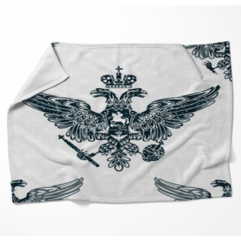Royal Eagle Seamless Pattern Woven Throw Blanket