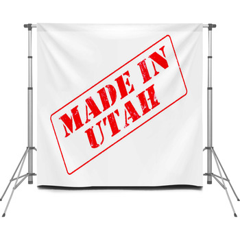 Rubber Stamp Image Concept Custom Size Backdrop