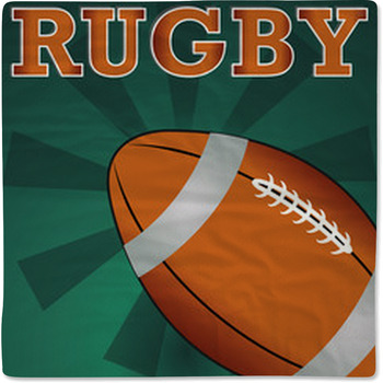 Rugby Baby Blanket