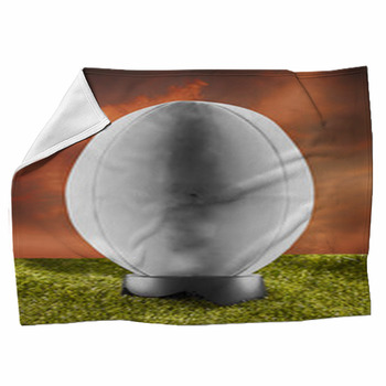 Rugby Ball Fleece Blanket