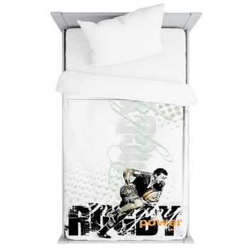 Rugby Player Football Poster Toddler Duvet