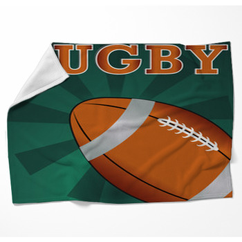 Rugby Woven Throw Blanket
