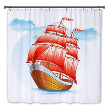Sailboat Bath Decor
