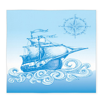 Sailboat Custom Size Floor Mat