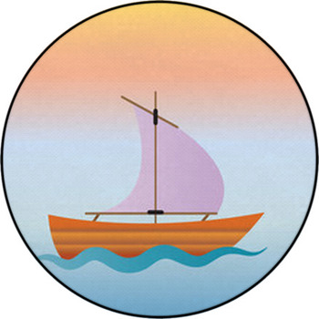Sailboat Round Rug
