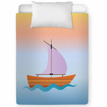 Sailboat Toddler Comforter