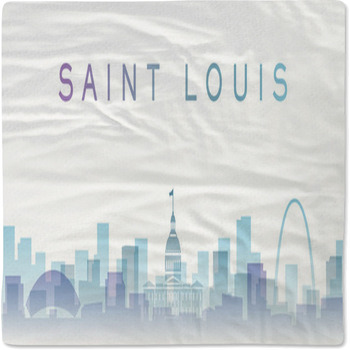 Saint Louis Transparent Layers Gradient Baby Blanket