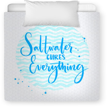 Saltwater Cures Everything Toddler Comforter