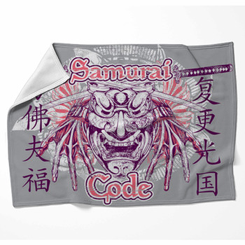 Samurai Code Fleece Blanket