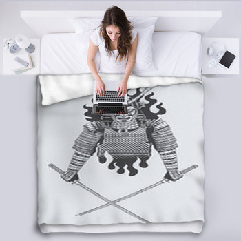 Samurai Fleece Blanket