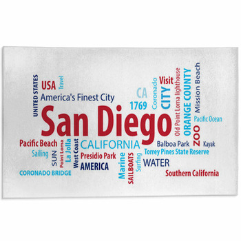 San Diego California Usa Area Rug