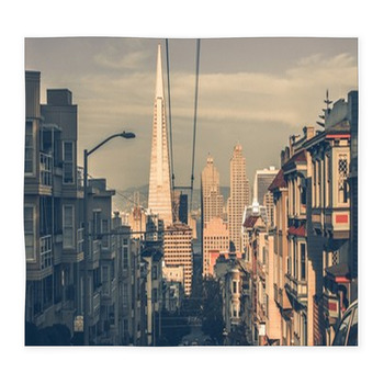 San Francisco Cityscape Custom Size Floor Mat