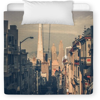 San Francisco Cityscape Toddler Comforter