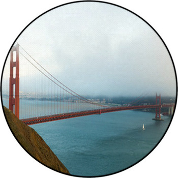 San Francisco Golden Gate Bridge Round Rug