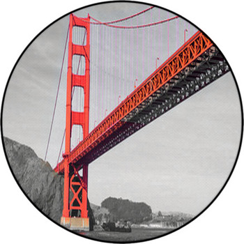 San Francisco Golden Gate Round Rug