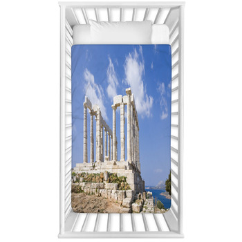 Sanctuary And Temple Of Poseidon At  Baby Crib Comforter