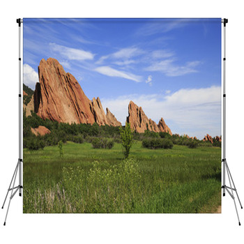Sandstone Formation In Roxborough State  Fleece Backdrop