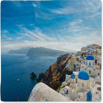 Santorini,Greece Baby Blanket