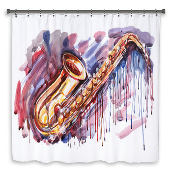 Sax Custom Size Shower Curtain