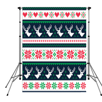 Scandynavian Winter Seamless Pole Pocket Backdrop