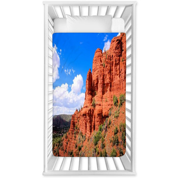 Scenic Red Cliffs At Sedona, Baby Crib Comforter