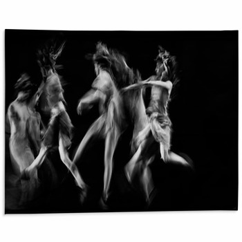 Scenography Of Dancers Dancing In Black And Area Rug