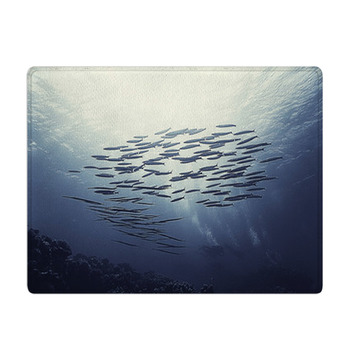 School Of Fish In The Sea Underwater Bath Mat