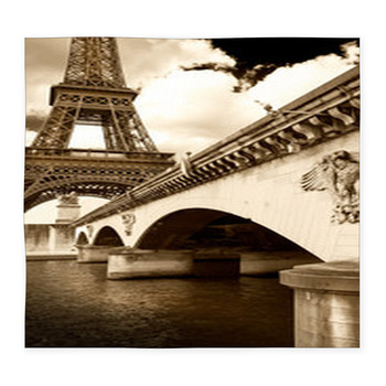 Scorcio Della Tour Eiffel Custom Size Floor Mat